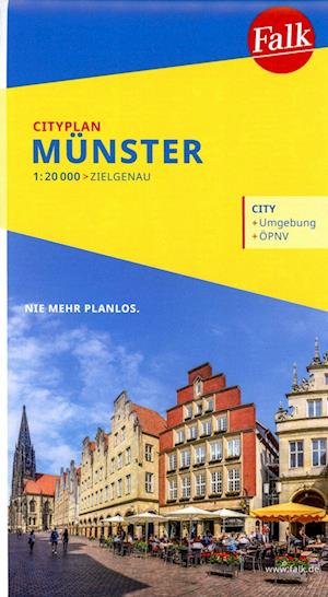 Cover for Mairdumont · Falk Cityplan Münster 1:20 000 (Kartor) (2022)