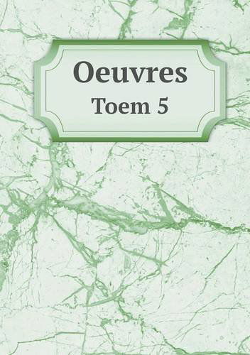 Cover for François Coppée · Oeuvres Toem 5 (Paperback Book) [French edition] (2014)