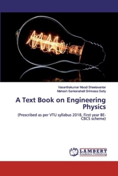 Cover for Vasanthakumar Moodi Sheelavantar · A Text Book on Engineering Physics (Paperback Book) (2019)