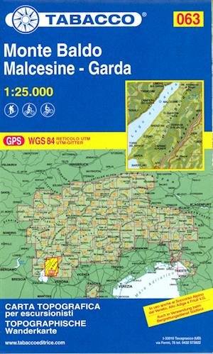 Cover for Tabacco · Monte Baldo / Malcesine / Garda 2021 (Map) (2021)
