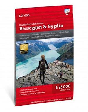 Cover for Calazo · Jotunheimen: Besseggen &amp; Bygdin - Høyfjellskart - High alpine map (Map) (2022)