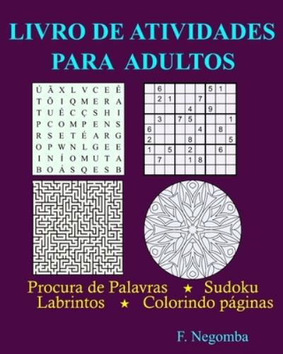 Cover for F Negomba · Livro de Atividades Para Adultos (Paperback Bog) (2021)