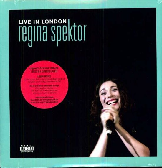 Cover for Regina Spektor · Live In London (LP) (2010)