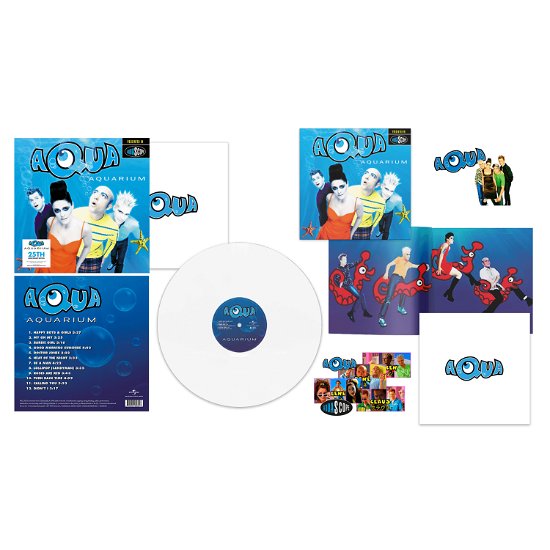 Cover for Aqua · Aquarium (White Vinyl) (LP) (2023)