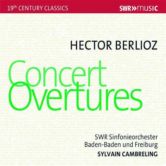 Cover for Cambreling / So B-b Freib · Berlioz / Concert Overtures (CD) [Reissue edition] (2018)