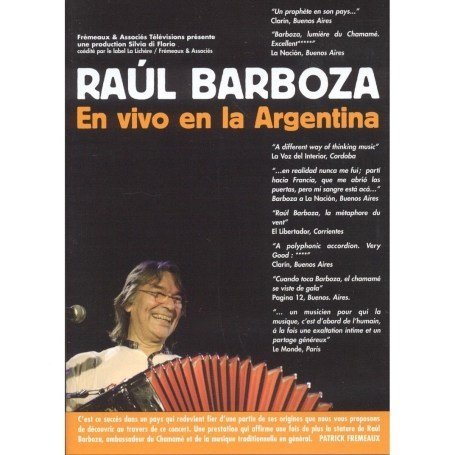 Cover for Raul Barboza · En Vivo En La Argentina Dvd (DVD) (2006)