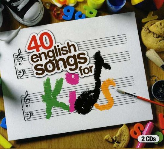Cover for Evokids · 40 English Songs for Kids (CD) (2019)