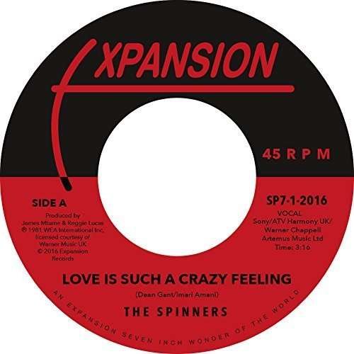 Cover for The Spinners · Love Is Such A Crazy Feel (LP) (2016)