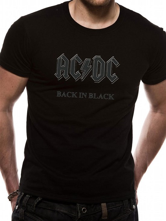 Cover for AC/DC · AC/DC - Back in Black (Klær) [size L]