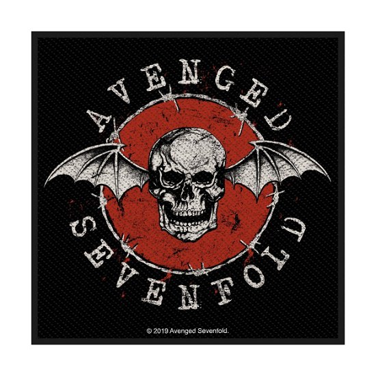 Cover for Avenged Sevenfold · Avenged Sevenfold Standard Patch: Distressed Skull (Loose) (Patch) [Black edition] (2019)