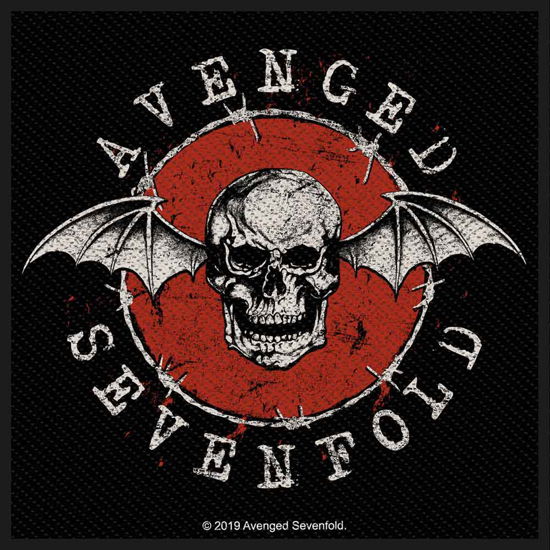 Avenged Sevenfold Standard Woven Patch: Distressed Skull - Avenged Sevenfold - Merchandise - PHD - 5055339797386 - 28. oktober 2019