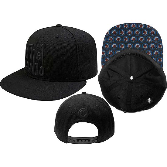 Cover for The Who · The Who Unisex Snapback Cap: Arrow Logo (Bekleidung) [Black - Unisex edition]
