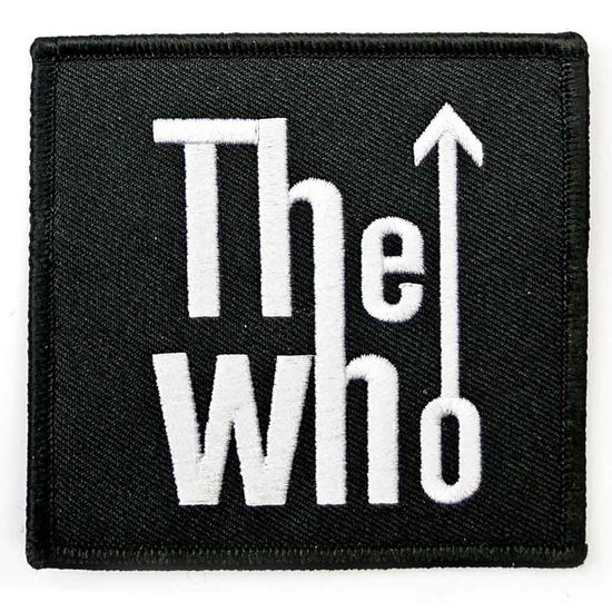 The Who Woven Patch: Arrow Logo (Standard) - The Who - Merchandise -  - 5056368604386 - 