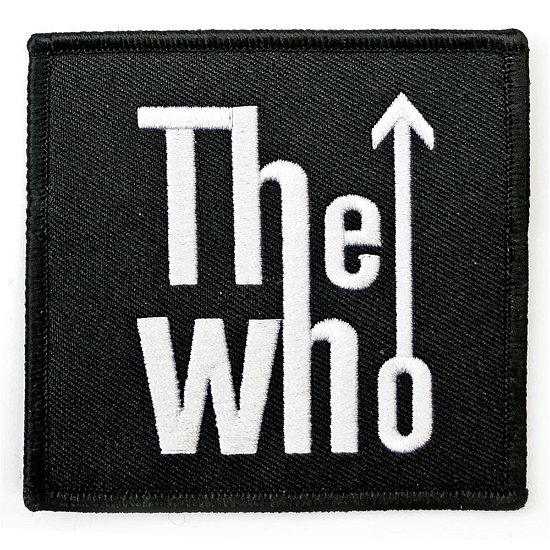 The Who Standard Woven Patch: Arrow Logo - The Who - Merchandise -  - 5056368604386 - 