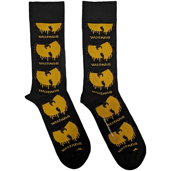 Cover for Wu-Tang Clan · Wu-Tang Clan Unisex Ankle Socks: Dripping Logo (UK Size 7 - 11) (Bekleidung) [size M]