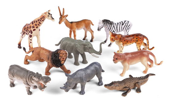 Cover for Bull · Wild Animals Figures (10 Pcs) (63638) (Legetøj)