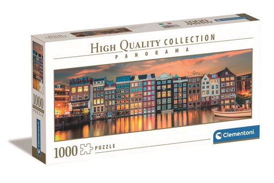 Cover for Clementoni · Bright Amsterdam HQC - Panorama (1000 stukjes) (SPIEL) (2024)
