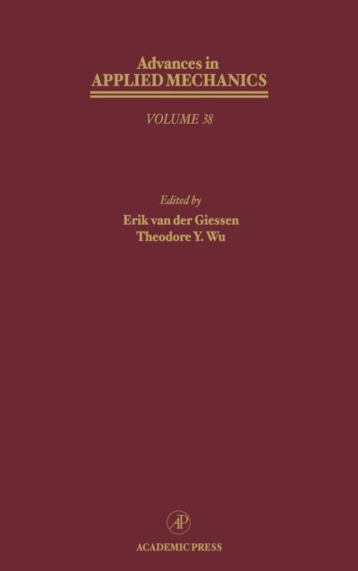 Cover for Giessen Van Der · Advances in Applied Mechanics - Advances in Applied Mechanics (Gebundenes Buch) (2001)