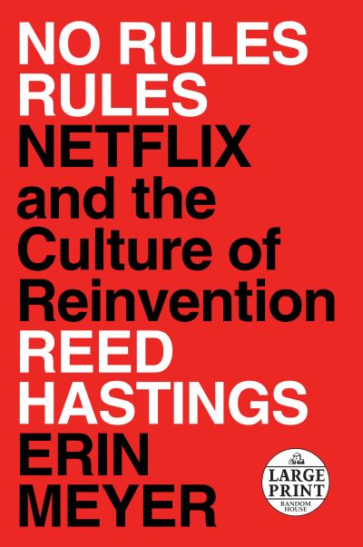 Cover for Reed Hastings · No Rules Rules: Netflix and the Culture of Reinvention (Pocketbok) (2020)