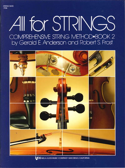 Cover for Robert Frost · All for Strings Book 2 String Bass (Sheet music) (1987)