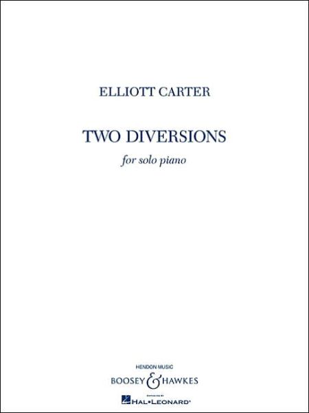 Cover for Elliott Carter · Two Diversions (Paperback Book) (2006)