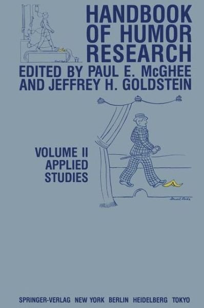 Cover for P E Mcghee · Handbook of Humor Research: Volume II: Applied Studies (Paperback Book) [Softcover reprint of the original 1st ed. 1983 edition] (2011)