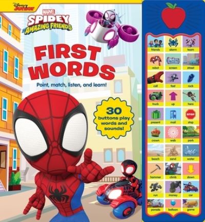 Apple Spidey & His  Amazing Friends First Words - P I Kids - Książki - Phoenix International Publications, Inco - 9781503767386 - 6 marca 2023