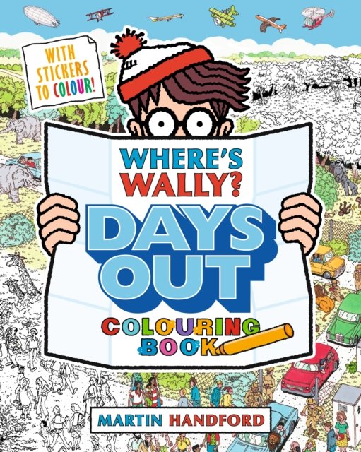 Cover for Martin Handford · Where's Wally? Days Out: Colouring Book - Where's Wally? (Paperback Book) (2023)