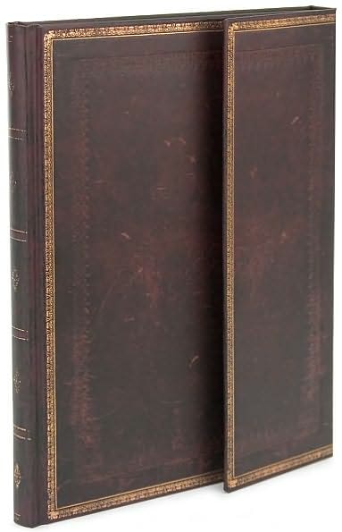 Cover for Paperblanks · Black Moroccan Ultra Lined Hardcover Journal (Wrap Closure) - Old Leather Collection (Hardcover Book) (2007)