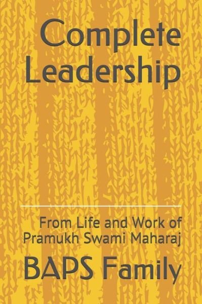 Cover for Baps Family · Complete Leadership (Paperback Book) (2019)