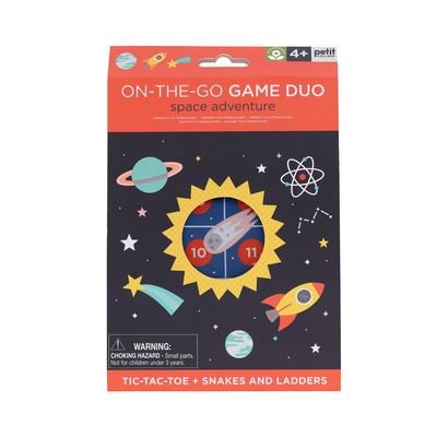 On-The-Go Game Duo Space Adventure - Petit Collage - Gra planszowa - Chronicle Books - 9781797229386 - 8 lutego 2024