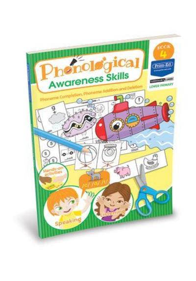 Cover for Prim-Ed Publishing · Phonological Awareness Skills Book 4: Phoneme Completion, Phoneme Addition and Deletion - Phonological Awareness Skills (Book) (2019)