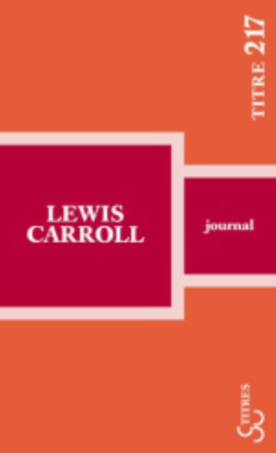 Cover for Lewis Carroll · Journaux (MERCH) (2019)