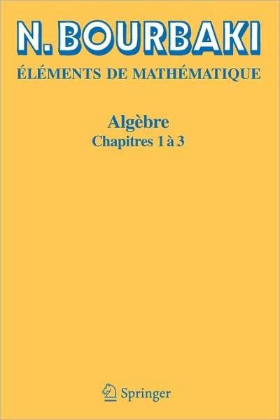 Cover for N Bourbaki · Algebre: Chapitre 9 (Pocketbok) [Reimpression inchangee de l'edition de 1959 edition] (2006)