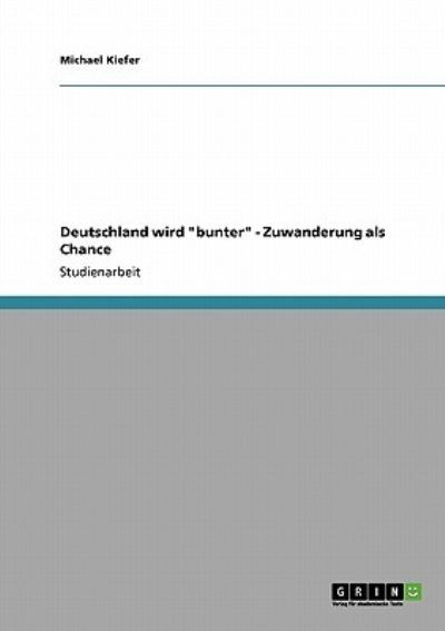 Cover for Kiefer · Deutschland wird &quot;bunter&quot; - Zuwa (Book) [German edition] (2008)