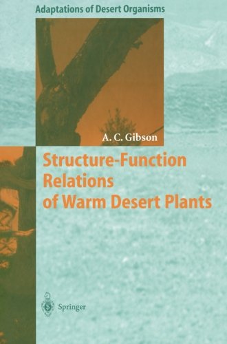 Cover for Arthur C. Gibson · Structure-Function Relations of Warm Desert Plants - Adaptations of Desert Organisms (Paperback Book) [Softcover reprint of the original 1st ed. 1996 edition] (2011)