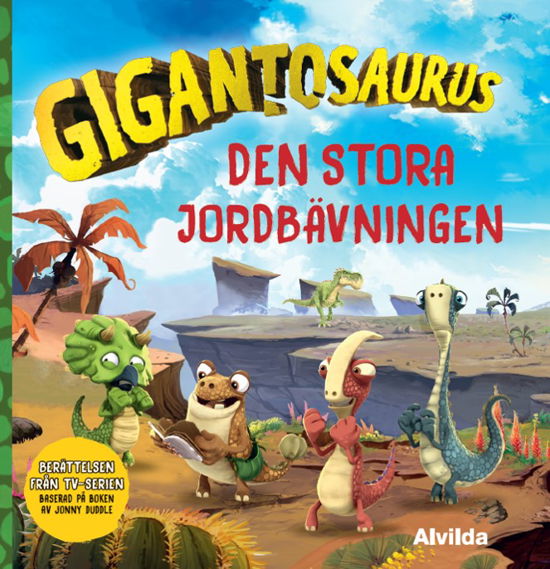 Cover for Gigantosaurus- Den stora jordbävningen (Inbunden Bok) (2023)