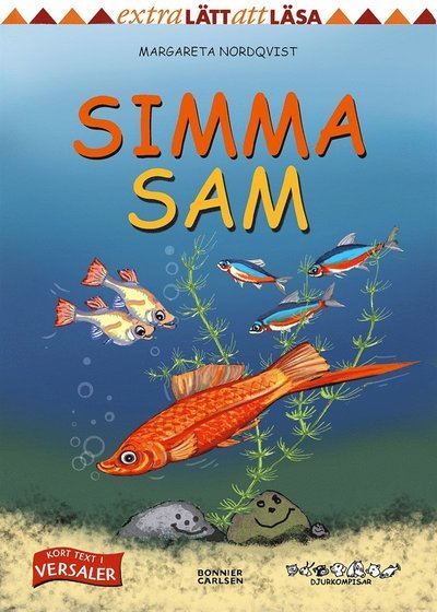 Cover for Margareta Nordqvist · Djurkompisar: Simma Sam (ePUB) (2015)