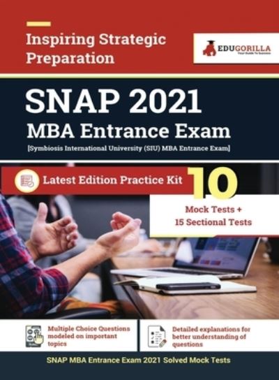 Cover for EduGorilla · SNAP MBA Entrance Exam 2021 10 Mock Tests + 15 Sectional Tests (Paperback Book) (2020)