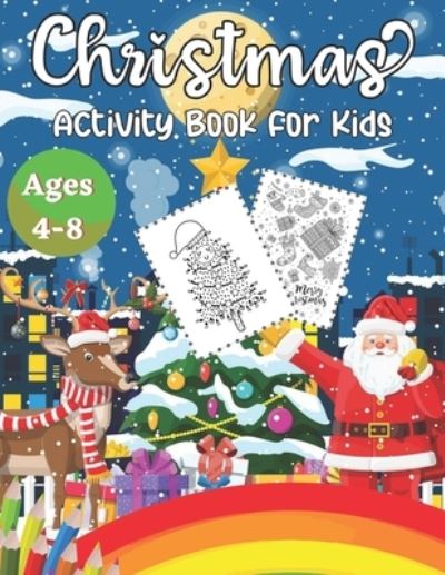 Cover for Joseph Johnson · Christmas Activity Book For Kids Ages 4-8 (Paperback Book) (2020)