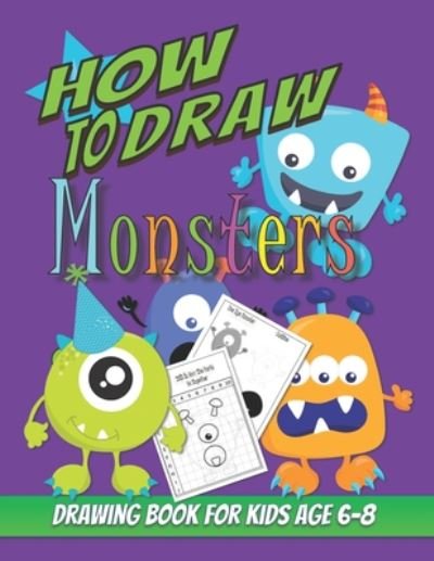Cover for Kookaburra Publishing · How To Draw Monsters (Paperback Book) (2020)