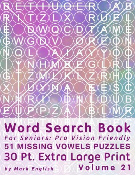 Cover for Mark English · Word Search Book For Seniors (Paperback Book) (2020)