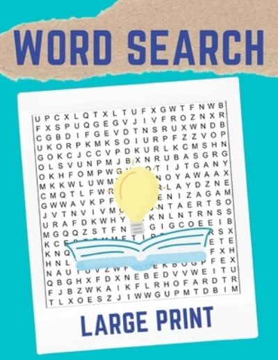 Cover for Getelan Journals · Large Print Word Search (Paperback Book) (2020)