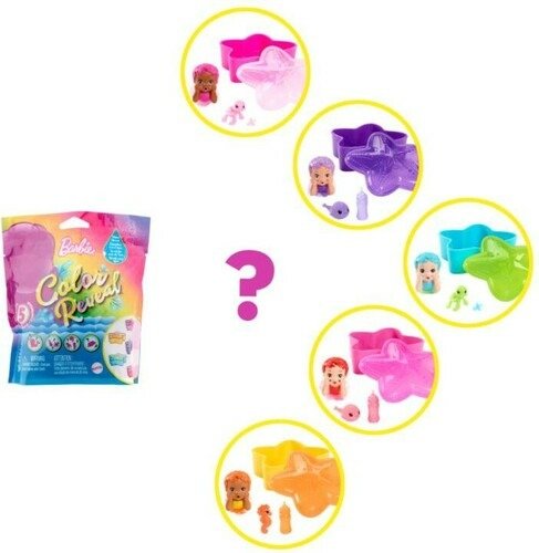Mattel Barbie Babies Color Reveal - Mermaid (hcc97) - Mattel - Merchandise -  - 0194735007387 - 15. november 2021