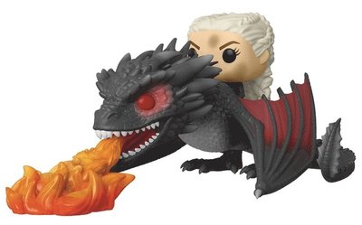 Cover for Funko Pop! Rides: · Game of Thrones - Daenerys on Fiery Drogon (Funko POP!) (2019)