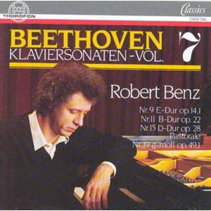 Beethoven · Piano Sonatas 9 15 & 19 (CD) (2000)