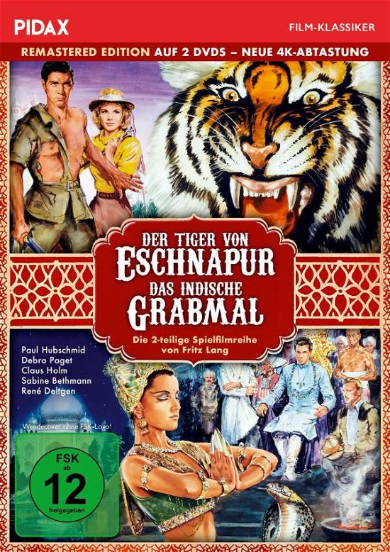 Der Tiger Von Eschnapur / Das Indische Grabmal - Movie - Film - PIDAX - 4260497426387 - 2. oktober 2020