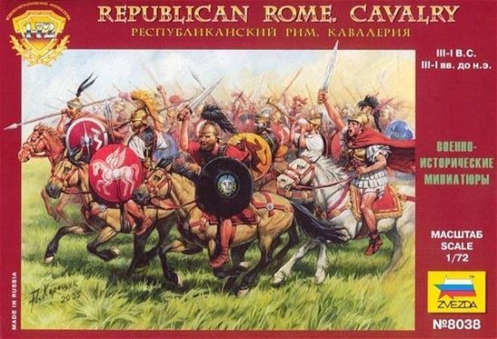 Cover for Zvezda · ZVEZDA - 1/72 Republican Rome Cavalry Iii-i B.c. (5/20) * (Legetøj)