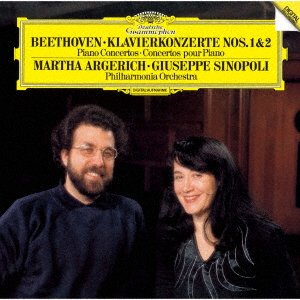 Cover for Martha Argerich · Beethoven: Piano Concertos Nos.1 &amp; 2 (CD) [Japan Import edition] (2021)
