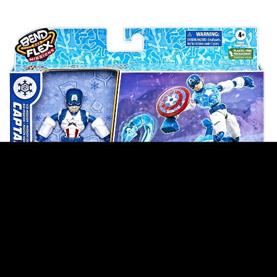 Cover for Hasbro · Avengers Bend and Flex Cap Ice Mission (Leketøy)